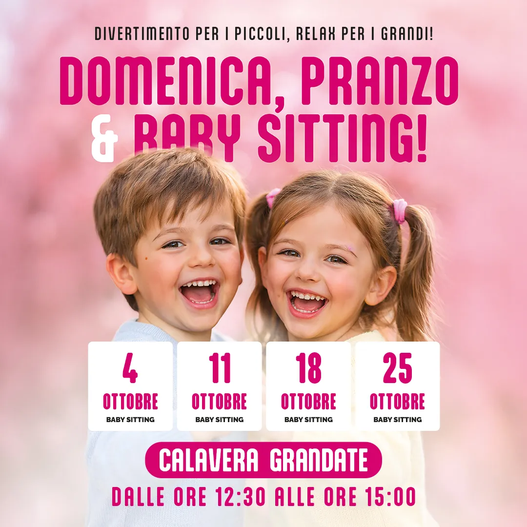 babysitting Grandate ottobre